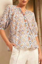 Load image into Gallery viewer, Lena Blouse - Campanilla Iris