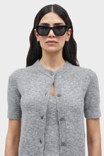 Load image into Gallery viewer, Sanoura SS Cardigan - Grey Melange