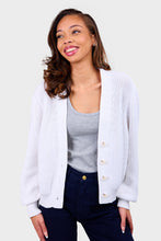 Load image into Gallery viewer, Isla Cardi - White