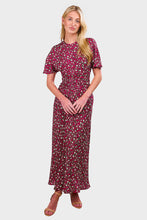 Load image into Gallery viewer, Marta Dress - Busy Lizzie Wineberry