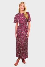 Load image into Gallery viewer, Marta Dress - Busy Lizzie Wineberry