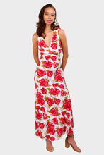 Load image into Gallery viewer, Acacia Maxi Dress - Isadora Floral Red