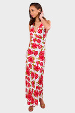 Load image into Gallery viewer, Acacia Maxi Dress - Isadora Floral Red