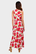 Load image into Gallery viewer, Acacia Maxi Dress - Isadora Floral Red