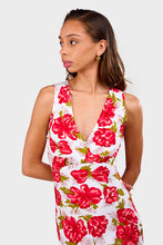 Load image into Gallery viewer, Acacia Maxi Dress - Isadora Floral Red