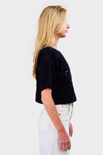 Load image into Gallery viewer, Arden Crochet Top - Black