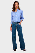 Load image into Gallery viewer, Ryan Shirt - Miller Stripe Bright Blue