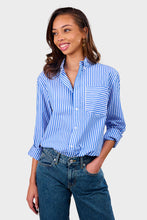 Load image into Gallery viewer, Ryan Shirt - Miller Stripe Bright Blue