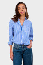 Load image into Gallery viewer, Ryan Shirt - Miller Stripe Bright Blue