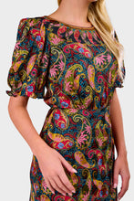Load image into Gallery viewer, Vida-D Dress - Arabesque Border Placement