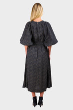Load image into Gallery viewer, Carola Dress - Eline Print Black/Beige