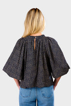 Load image into Gallery viewer, Carla Blouse - Eline Print Black/Beige