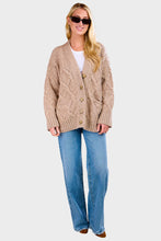 Load image into Gallery viewer, Kayln Cardi - Oatmeal Melange