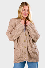 Load image into Gallery viewer, Kayln Cardi - Oatmeal Melange