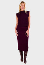 Load image into Gallery viewer, Pia Tube Skirt - Bordeaux