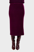 Load image into Gallery viewer, Pia Tube Skirt - Bordeaux