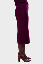 Load image into Gallery viewer, Pia Tube Skirt - Bordeaux