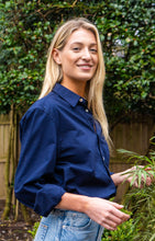 Load image into Gallery viewer, Classic Button Front Shirt - Navy
