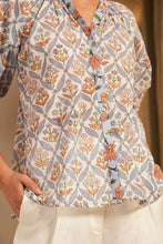 Load image into Gallery viewer, Lena Blouse - Campanilla Iris