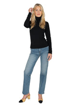 Load image into Gallery viewer, Little Turtleneck - Black Organic