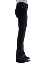 Load image into Gallery viewer, Le High Flare Velveteen - Black