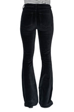 Load image into Gallery viewer, Le High Flare Velveteen - Black