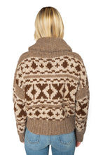 Load image into Gallery viewer, Cowichon Zip Sweater - Oatmeal Multi