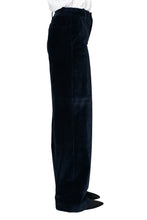 Load image into Gallery viewer, High Rise Relaxed Cord Trouser - Navy