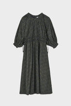 Load image into Gallery viewer, Carola Dress - Eline Print Black/Beige