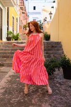 Load image into Gallery viewer, Julia Dress - Bubblegum Stripe