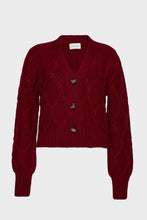 Load image into Gallery viewer, Fara Cardi - Claret
