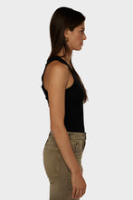 Load image into Gallery viewer, Slim Superfine Rib Tank - Black