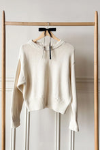 Load image into Gallery viewer, Cozy Cotton Sweater - Ivory Organic