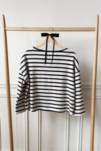Load image into Gallery viewer, Bateau Top - Navy Stripe