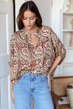 Load image into Gallery viewer, Mandarin Collar Top - Batik