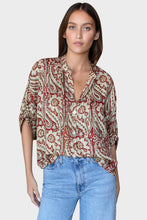 Load image into Gallery viewer, Mandarin Collar Top - Batik