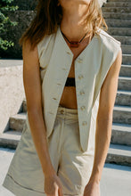 Load image into Gallery viewer, Delfina Vest - Bleached Sand