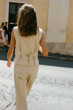 Load image into Gallery viewer, Delfina Vest - Bleached Sand
