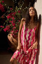 Load image into Gallery viewer, Heather Maxi - Coral Wave Fuchsia