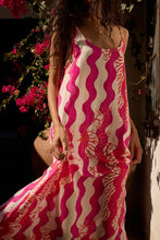Load image into Gallery viewer, Heather Maxi - Coral Wave Fuchsia