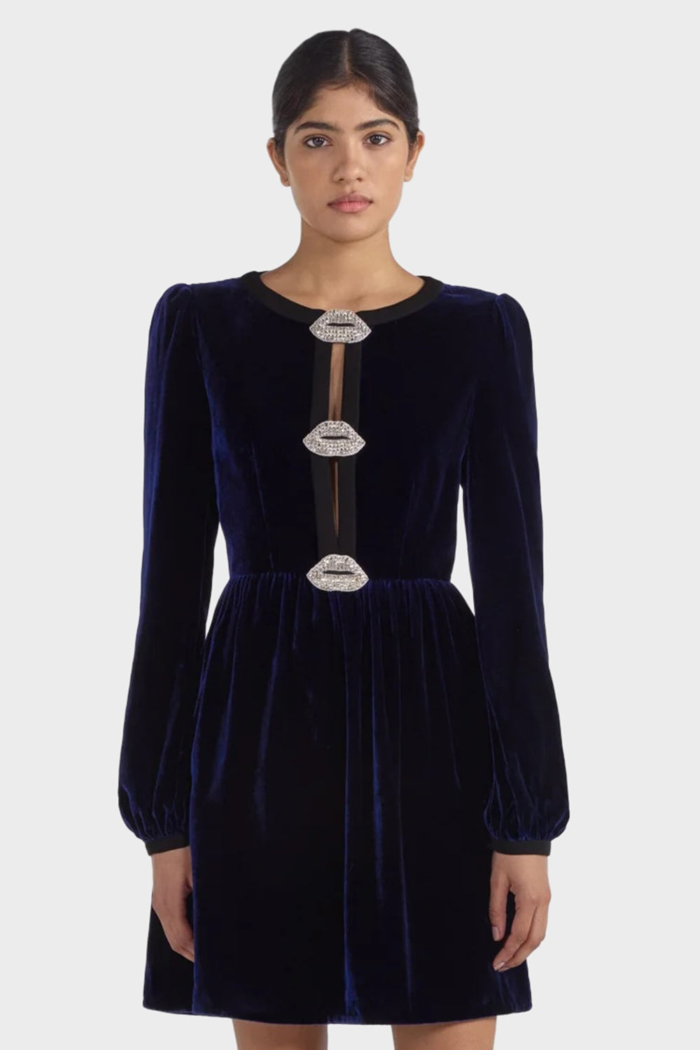 blue velvet short dress Grey Blue Sequin Evening Gown with Halter Neckline - Sparkly Maxi Dress  with Flowing Cape and Thigh-High Slit