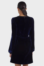 Load image into Gallery viewer, Camille Bows Mini Dress - Navy/Black/Lips