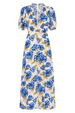 Load image into Gallery viewer, Bellavista Midi Dress - Isadora Floral Navy