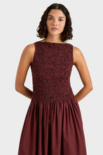 Load image into Gallery viewer, Margot Midi Dress - Bordeaux