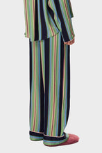 Load image into Gallery viewer, Pastelle Oversized Pants - Teal Stripes