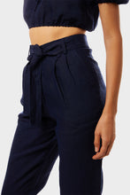 Load image into Gallery viewer, Aurora Trousers - Navy Linen