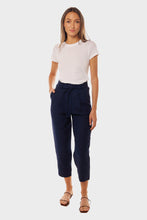 Load image into Gallery viewer, Aurora Trousers - Navy Linen