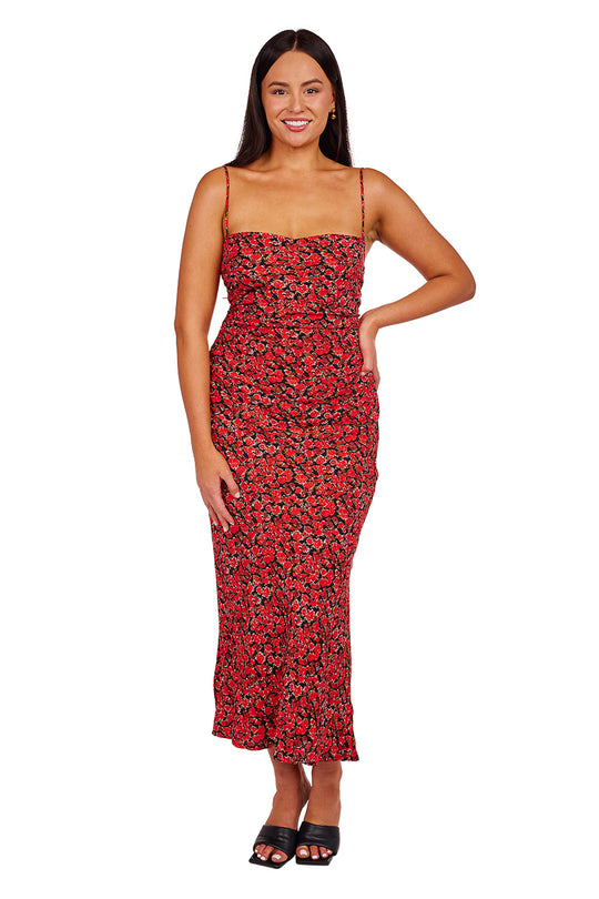 Rosas Midi Dress - Salema Floral