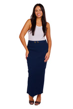 Load image into Gallery viewer, Forum Long Skirt - Midnight Blue