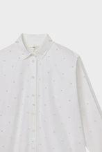 Load image into Gallery viewer, The Oversized Pearl Pocket Shirt - White